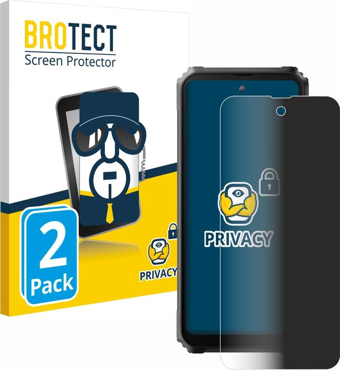 Produktbild BROTECT Sichtschutzfolie Anti-Spy Privacy Folie Blaulicht-Schutz (2 Stück, Blackview BL9000)