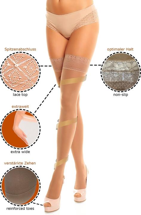 Immagine prodotto Glamory Vital 40 Calze riposanti, colore make-up, taglia 48-50 (40 DEN, 48 - 50)
