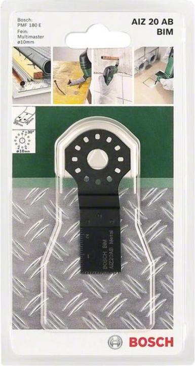 Produktbild Bosch Zubehör Tauchsägeblatt AIZ 20 AB, Starlock BIM, Wood and Metal, 20 x 30 mm