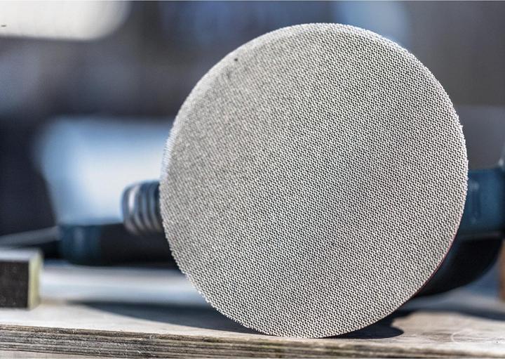 Actual product image Bosch Professional Zubehör EXPERT M480 Sanding net for random orbital sander, 150 mm, G 150, 5 pieces (150)