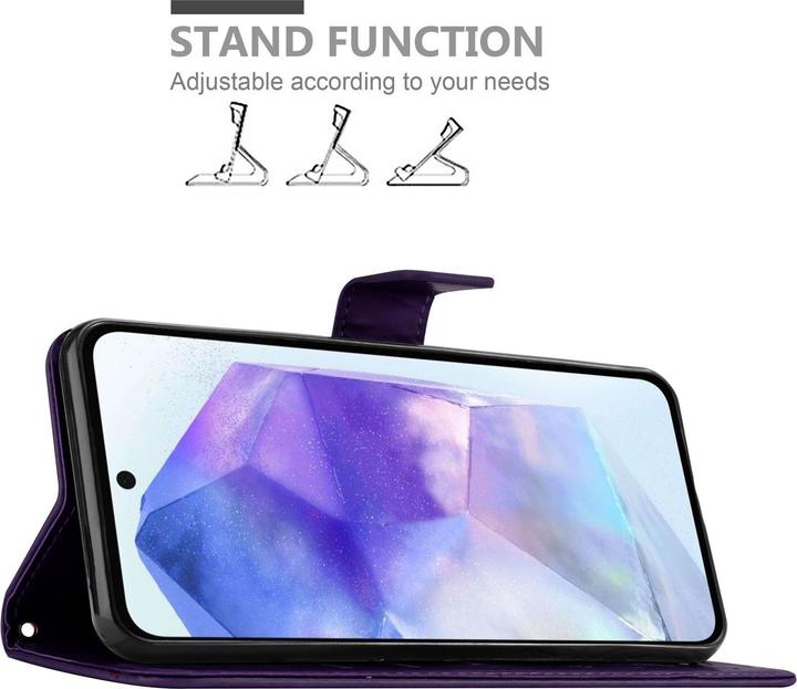 Immagine prodotto Cadorabo Cover per Samsung Galaxy A55 con motivo floreale (Samsung Galaxy A55)