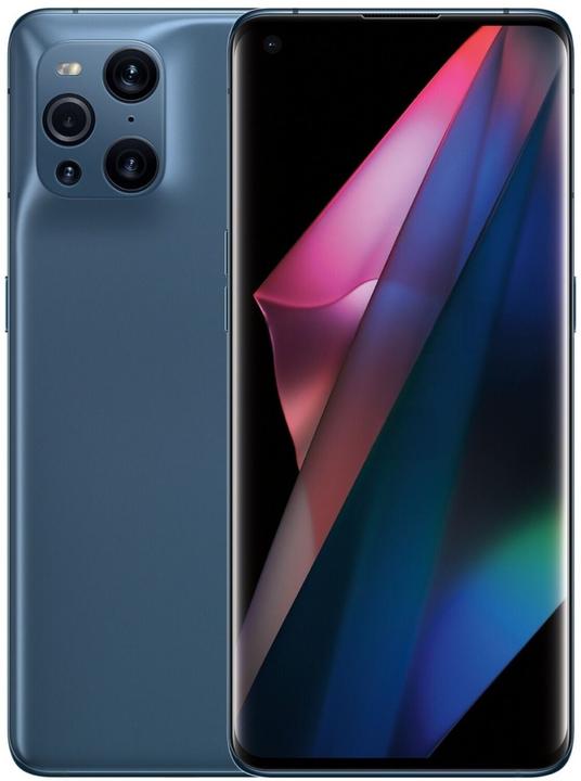 Produktbild OPPO Refreshed Find X3 Pro 256GB - Blue (256 GB, Blue, 6.70", 50 Mpx, Dual SIM, A / Wie neu)