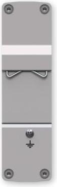 Actual product image Teltonika TSW1 rear panel with DIN rail