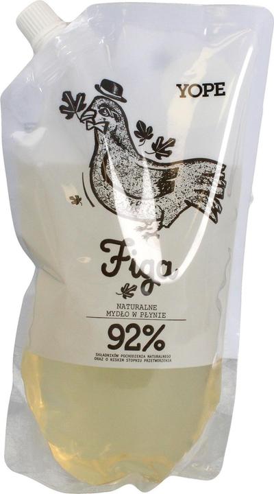 Yope Natural Fig Liquid Soap Refill 500ml (Flüssigseife, 500 ml)