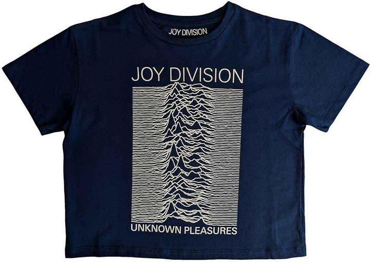 Actual product image Joy Division Unknown Pleasures Crop Top (Girlie) (M)