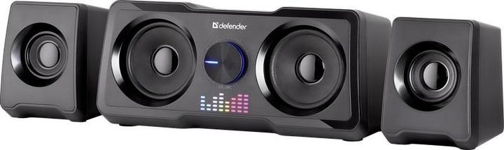 Image du produit Defender Enceintes d'ordinateur SOUNDWALL 2.1 Enceintes USB RVB 16 W avec rétroéclairage
