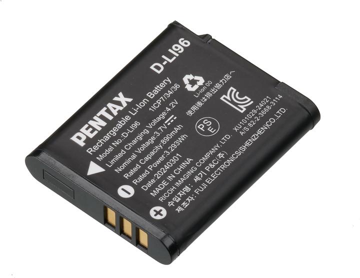 Pentax Batterie Li-Ion D-LI96 pour WG-1000 (Batterie de l'appareil photo)