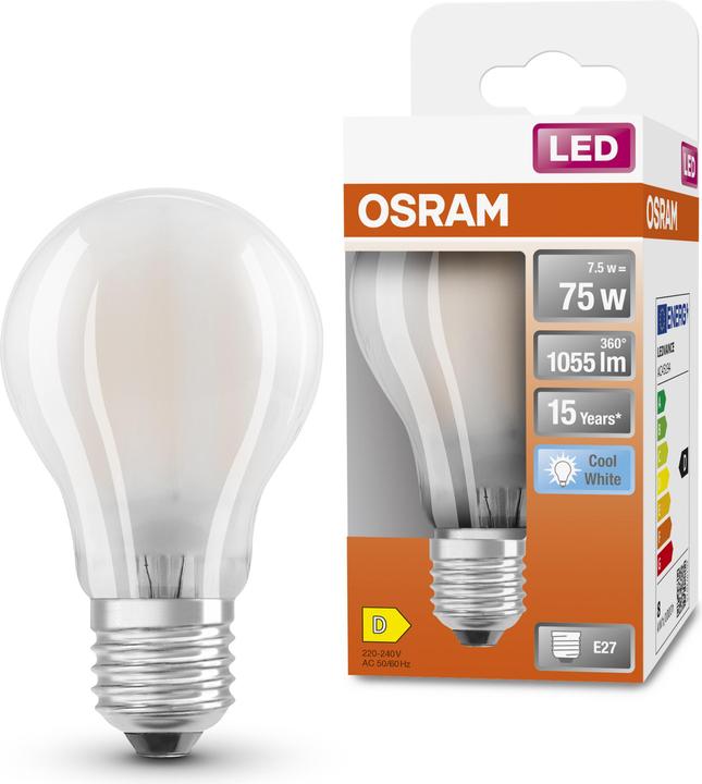 Produktbild Osram Led Retrofit Classic A (E27, 7.50 W, 1055 lm, 1 x, D)