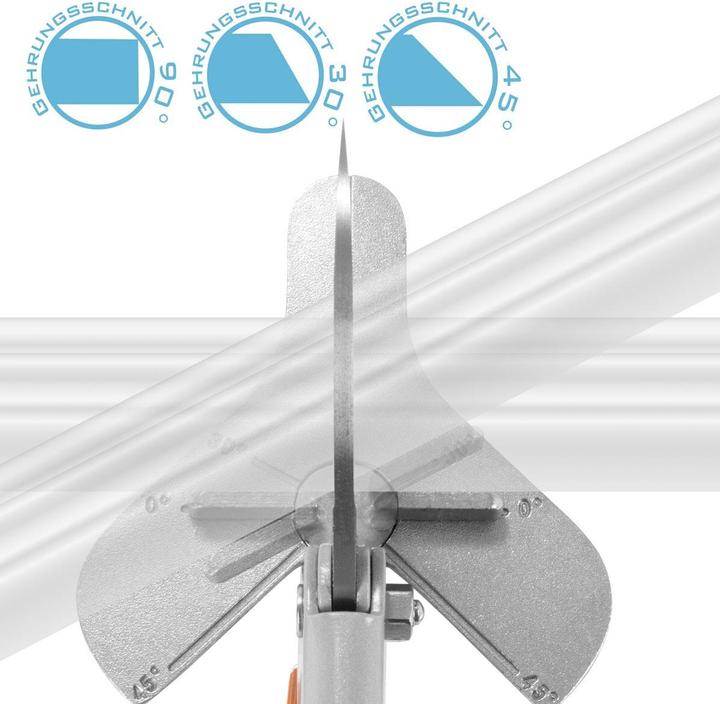 Actual product image Stahlwerk Mitre cutter | Mitre cutter Adjustable angles 30° | 45° | 90° (14490 mm)