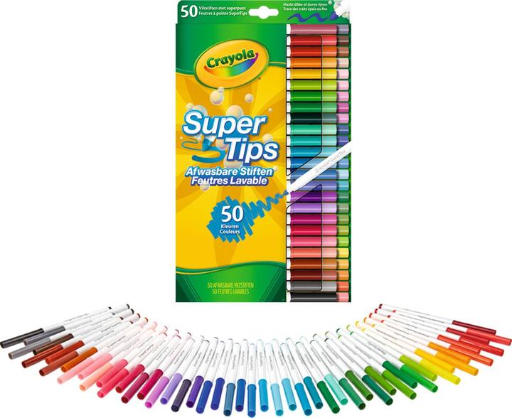 Produktbild Crayola Super Tips (Mehrfarbig, 50 x)