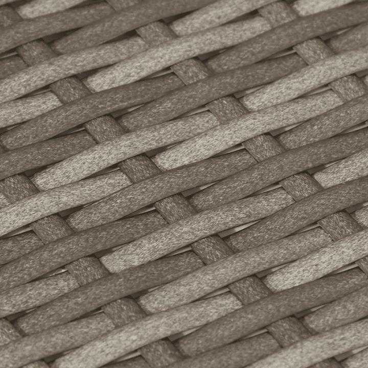 Image du produit VidaXL Salon de jardin 17 pièces avec coussins Gris Poly Rattan (330 cm)