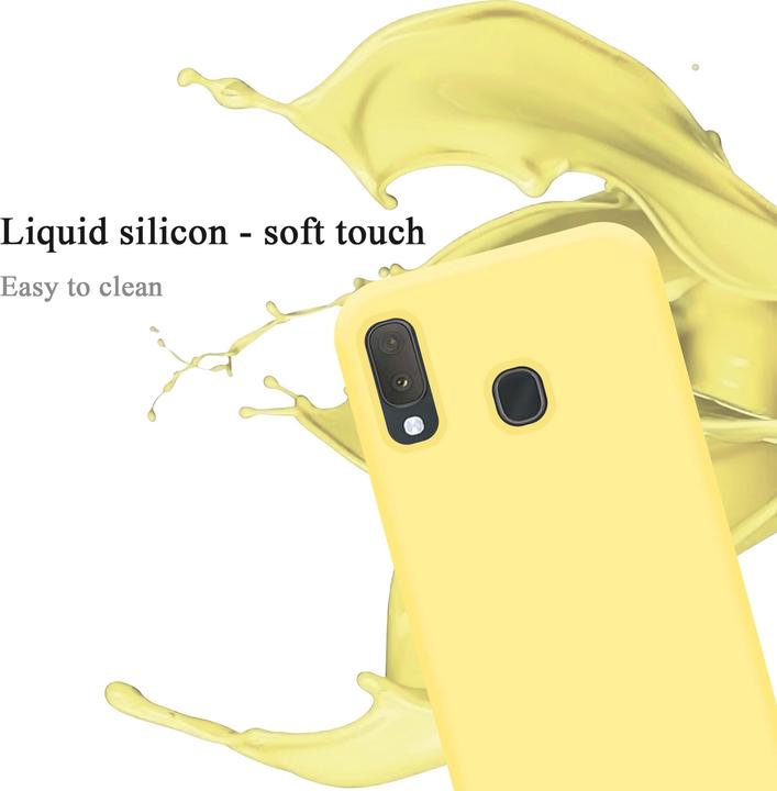 Actual product image Cadorabo TPU Liquid Silicone Case Cover (Samsung Galaxy A20e)