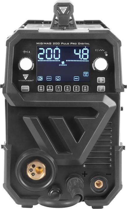 Produktbild Stahlwerk Schutzgas-Schweissgerät MIG MAG 200 Spot Puls Pro Digital IGBT 200 A