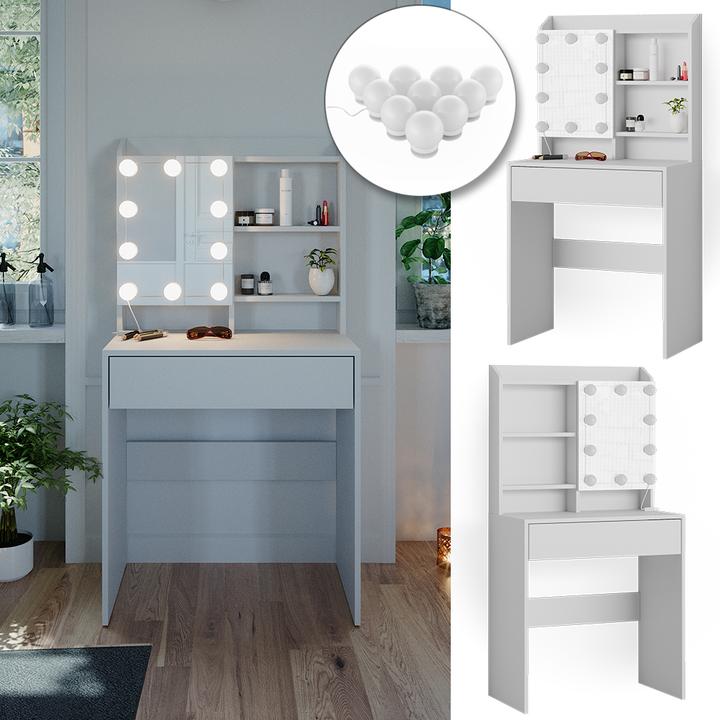 Actual product image Vicco Laura with lighting (70 x 40 x 136 cm)