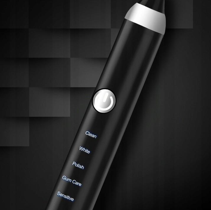 Actual product image Extralink Sonic toothbrush black 5 modes (Sonic toothbrush)