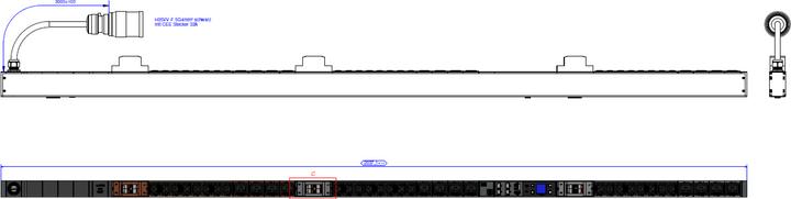 Bachmann BN3000 RCM 24xC13 12xC19 6xLS Misura per fase Misura diffusa