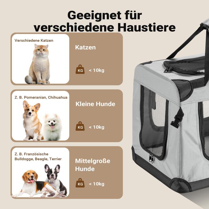 Actual product image Fudajo Transport box (Dog, Foldable, Breathable)