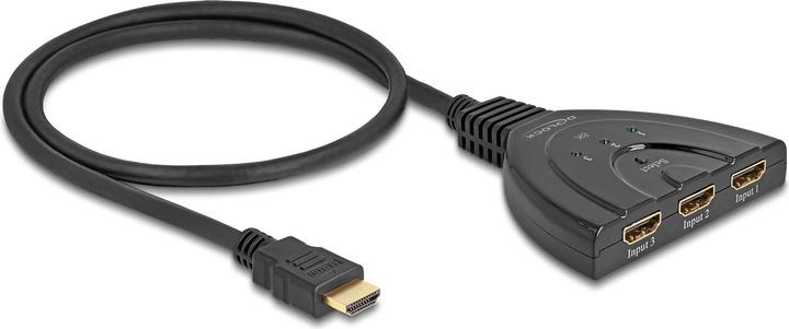 Actual product image Delock HDMI switch 3 x HDMI in to 1 x HDMI out 8K 60 Hz with
