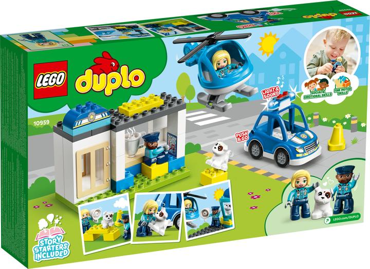 Produktbild LEGO Polizeistation mit Hubschrauber (10959)