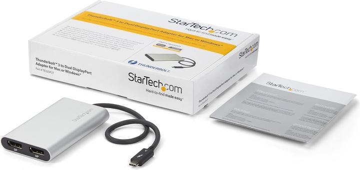 Actual product image StarTech TB32DP2T (USB-C, 11 cm)