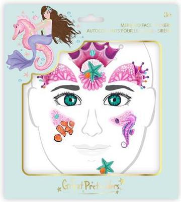 Actual product image Great Pretenders Face stickers mermaid