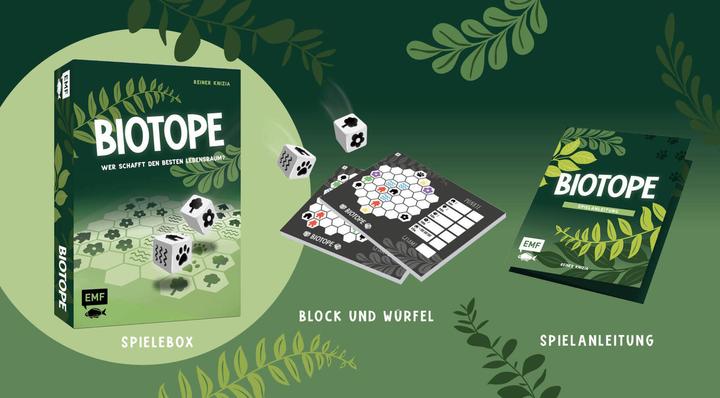 Produktbild Würfelspiel: Biotope - Wer schafft den besten Lebensraum? (Deutsch)