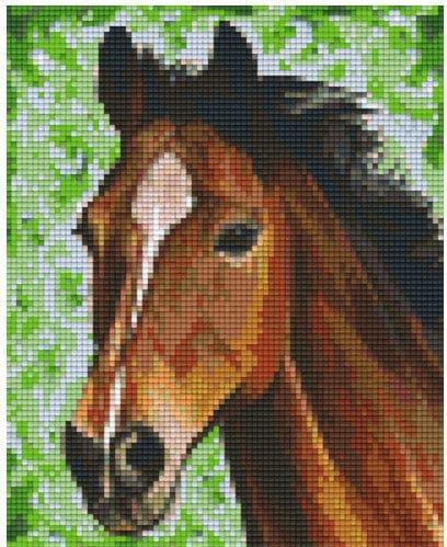 pixeln.ch Pixel Geschenkset 4 Basisplatten - Pferd