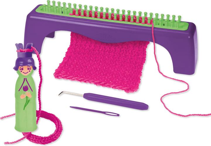 Actual product image Lena SIMM Strickset mit Strickliesel, Faltschachtel