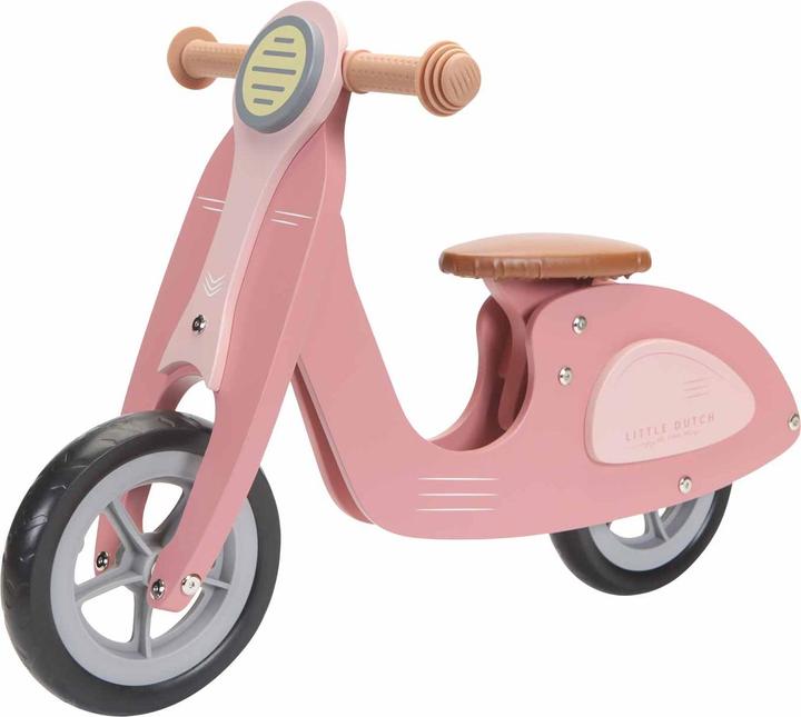 Produktbild Little Dutch Houten Loopscooter Pink