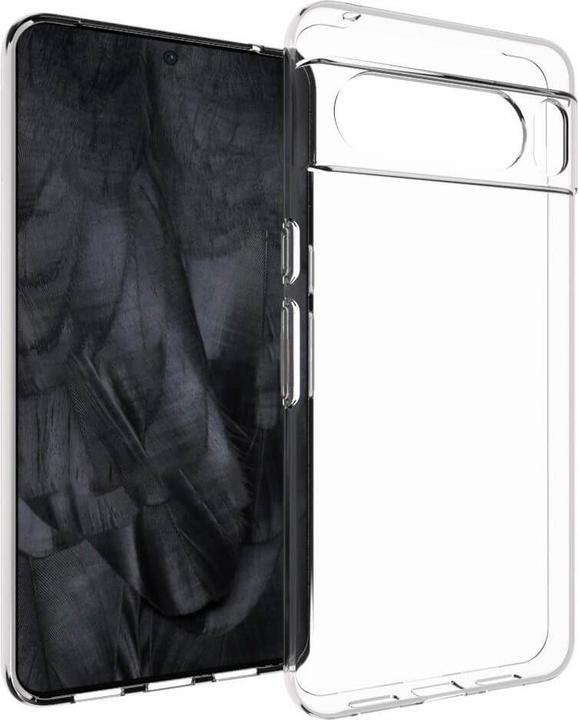 Cover-Discount Google Pixel 8 Pro - Custodia in gomma siliconica trasparente (Google Pixel 8 Pro)