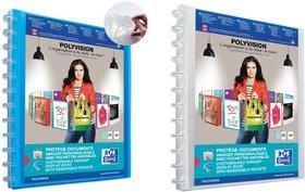 Actual product image Elba Vario-Zipp view book, color: blue with DIN A4 view pocket on front cover (A4, 1 x)