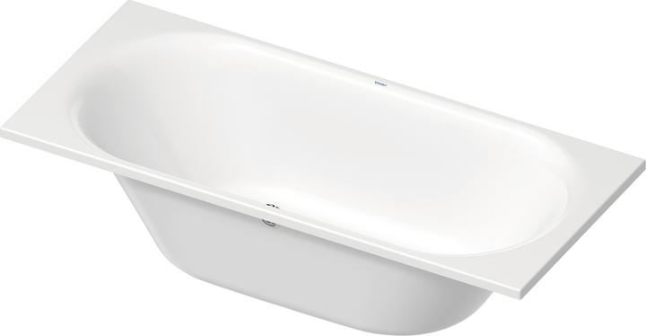 Actual product image Duravit Bathtub D-NEO 180x80 built-in version 2 RS white (160 l, 180 cm, 80 cm)