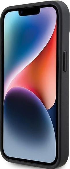 Productafbeelding BMW BMHMP15S23PUCPK iPhone 15 / 14 / 13 6,1" czarny/zwarte hardcase Geperforeerde Twisted Line MagSafe (Apple iPhone 15)