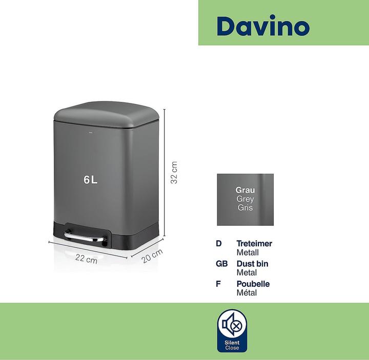 Produktbild Kela Kosmetikeimer Davino 6 L (6 l)