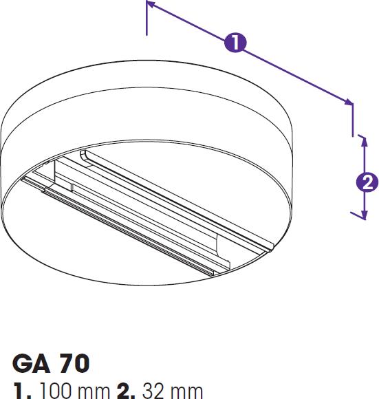 Produktbild Licht 2000 Aufbaudeckenplatte weiss GA703
