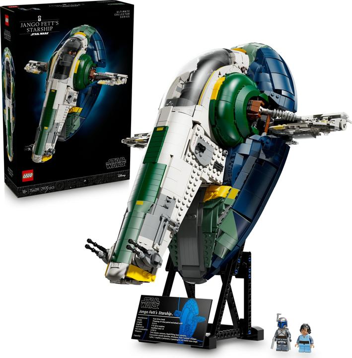 Immagine prodotto LEGO L'astronave di classe Firespray di Jango Fett (75409, LEGO Star Wars)
