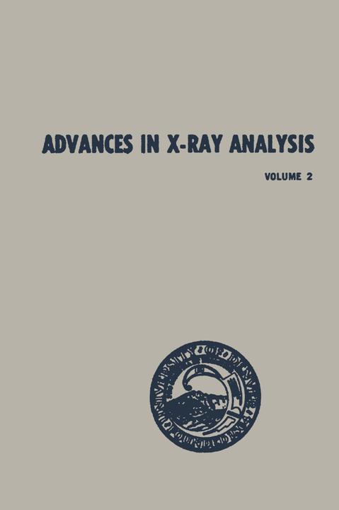 Produktbild Advances in X-Ray Analysis (William M. Mueller, 2013)