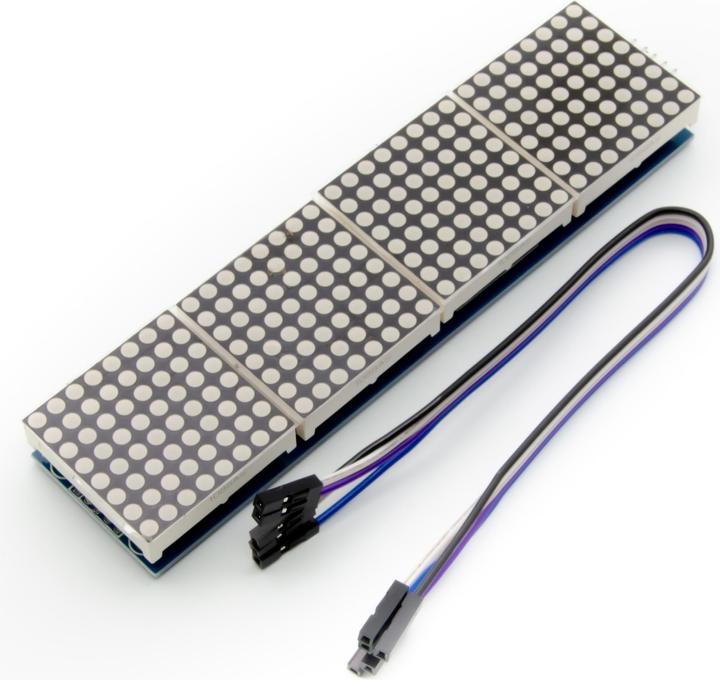 Immagine prodotto Purecrea 4 moduli con 8x8 LED a matrice di punti 32x8 verde con MAX7219 per il display