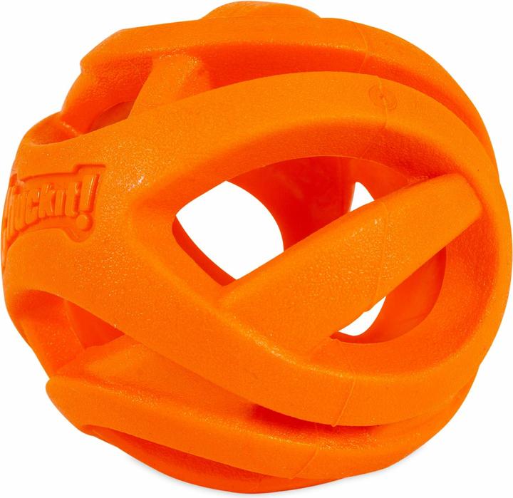 Actual product image Chuckit! CHUCKIT BREATHE RIGHT Ball fetch Openwork 7 5 cm diameter size L Orange (Dog chew toy)