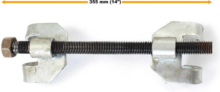 Produktbild XPOtool Federspanner Satz 2-tlg. 355 mm (14") Montagespanner Stahl Pkw Tuning