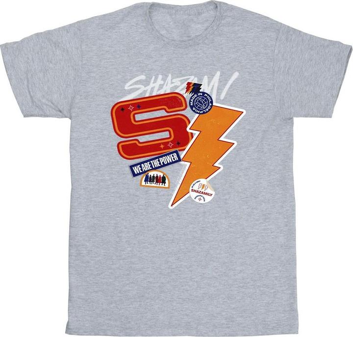 Shazam Fury Of The Gods Sticker Spam TShirt (M)