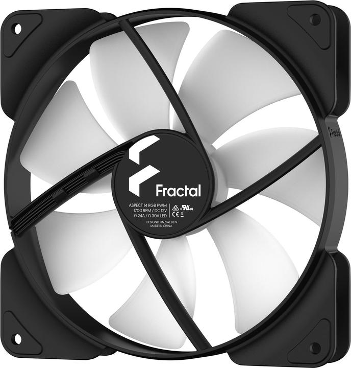 Actual product image Fractal Aspect 14 RGB PWM (140 mm, 3 x)