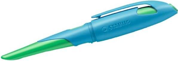 Produktbild STABILO EASYbirdy ergonomischer Schulfüller für Linkshänder Standard-Feder (Grün, Blau, 1 x)