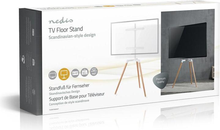 Immagine prodotto Nedis Supporto da pavimento per TV 50 - 65" Peso massimo dello schermo supportato: 35 kg Design (65", 35 kg)