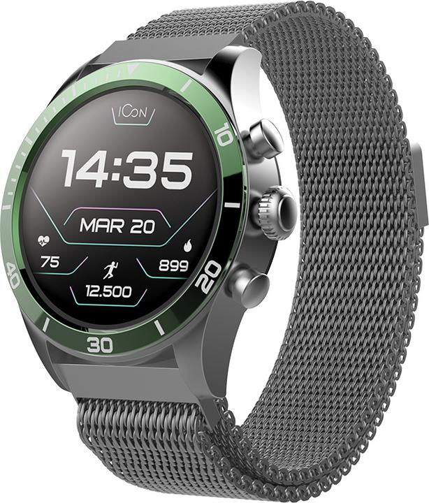 Forever AMOLED ICON AW-100 Smartwatch - Green (42 mm)