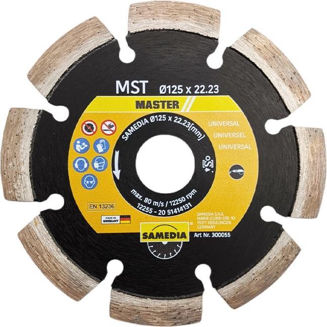 Produktbild Samedia MASTER MST 125x22,23 Diamant- Trennscheibe KS-weich/Beton 300055