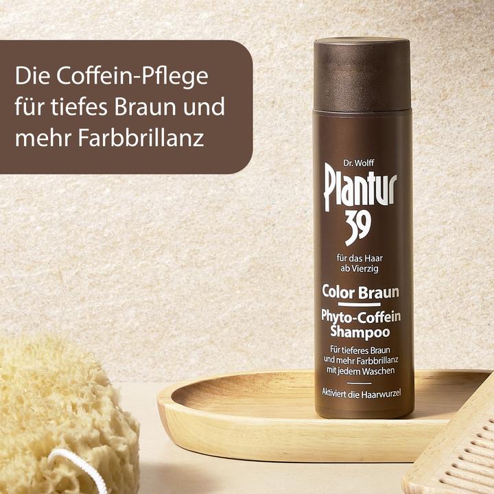 Produktbild Plantur 39 Color Braun Phyto-Coffein (250 ml, Flüssiges Shampoo)