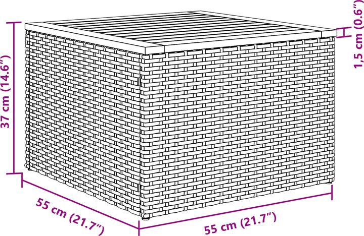 Produktbild VidaXL 11-tlg. Garten-Sofagarnitur mit Kissen Beige Poly Rattan
