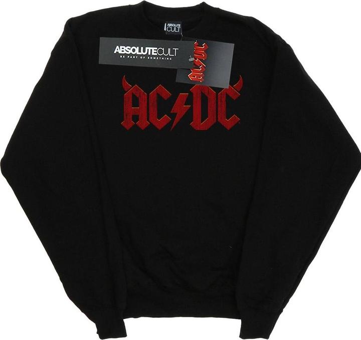 AC/DC Horns Logo Baumwolle Sweatshirt