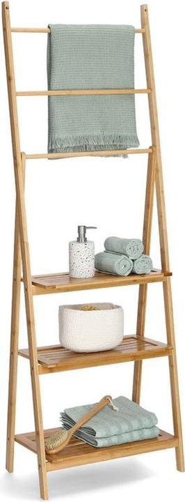 Actual product image Zeller Present Ladder shelf w. 3 shelves, bamboo